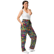 Kabuki Chaos CAMO Unisex Wide-Leg Joggers