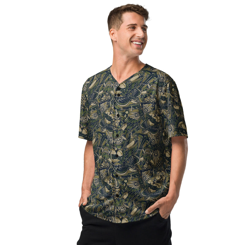 Kabuki Phantom Multi-terrain CAMO Unisex Baseball Jersey