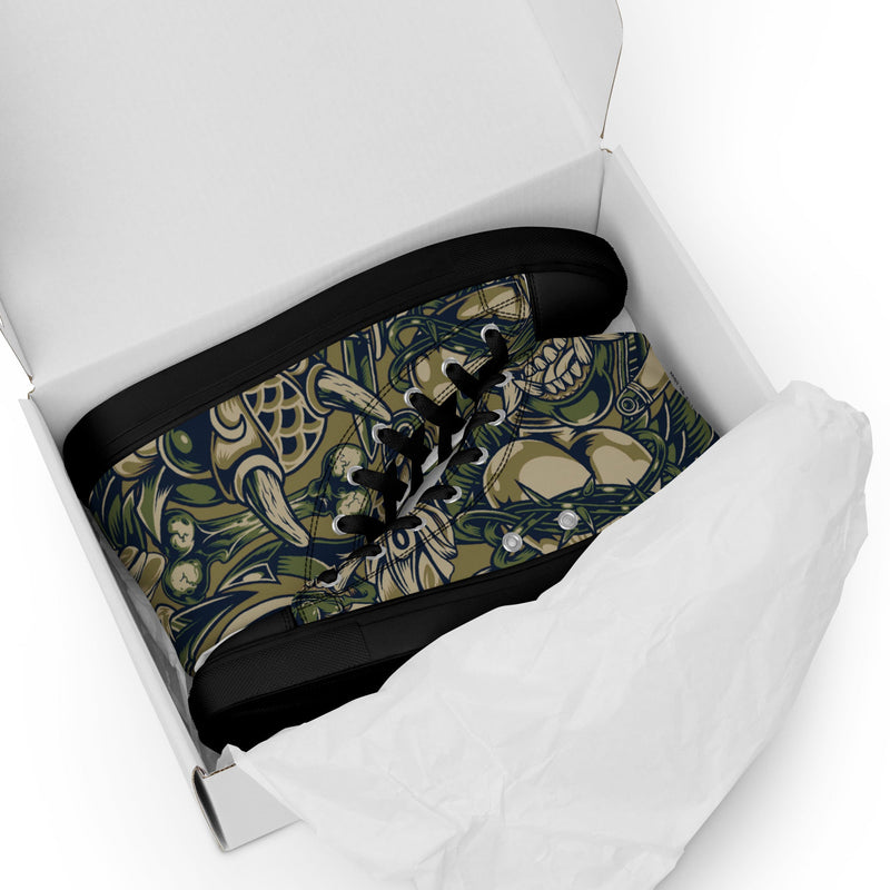 Kabuki Phantom Multi-terrain CAMO Mens High-Top Canvas Shoes