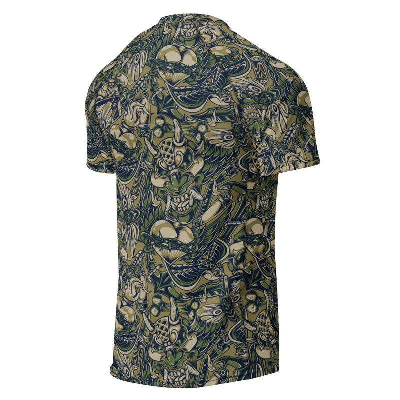 Kabuki Phantom Multi-terrain CAMO Mens Short-Sleeve Rash Guard - SS
