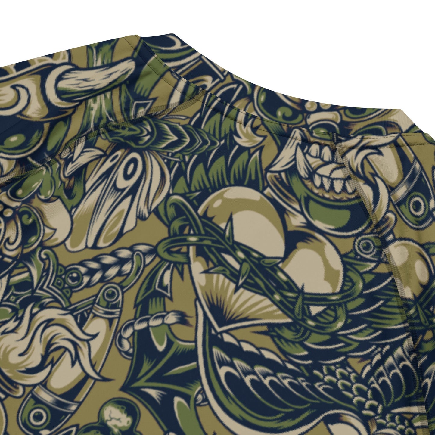 Kabuki Phantom Multi-terrain CAMO Mens Short-Sleeve Rash Guard - Short-sleeve Guards