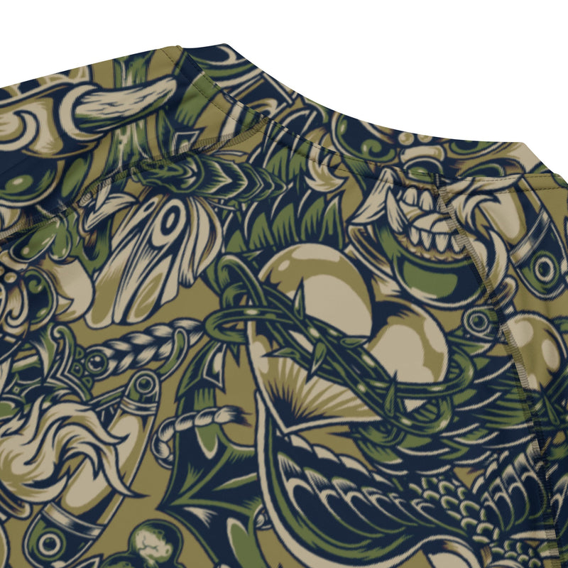 Kabuki Phantom Multi-terrain CAMO Mens Short-Sleeve Rash Guard - SS