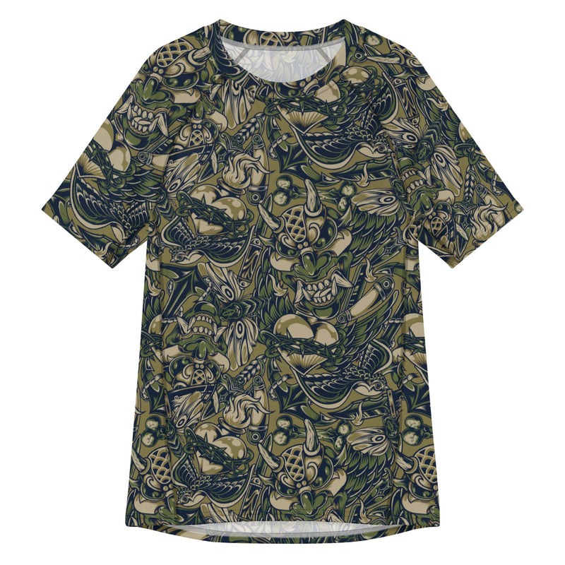 Kabuki Phantom Multi-terrain CAMO Mens Short-Sleeve Rash Guard - 2XS - SS