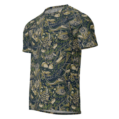 Kabuki Phantom Multi-terrain CAMO Mens Short-Sleeve Rash Guard - Short-sleeve Guards