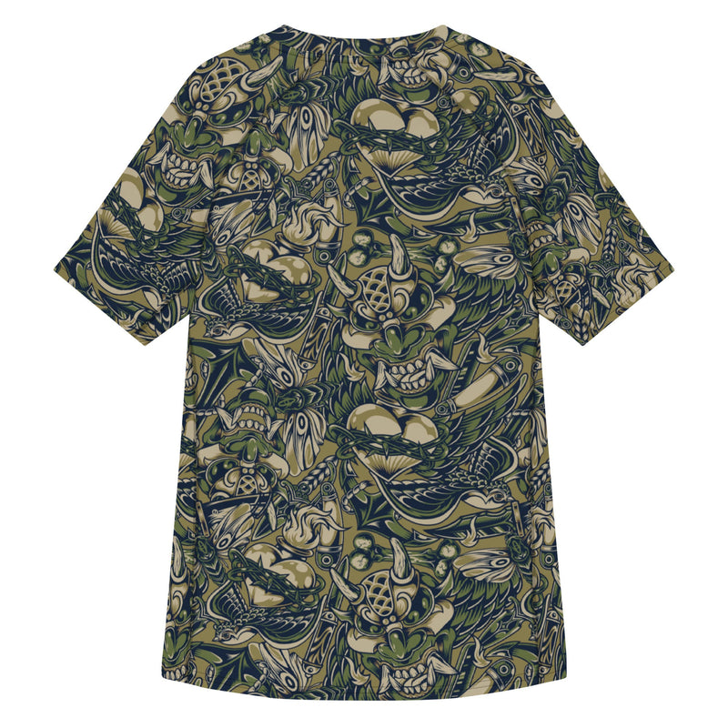 Kabuki Phantom Multi-terrain CAMO Mens Short-Sleeve Rash Guard - SS