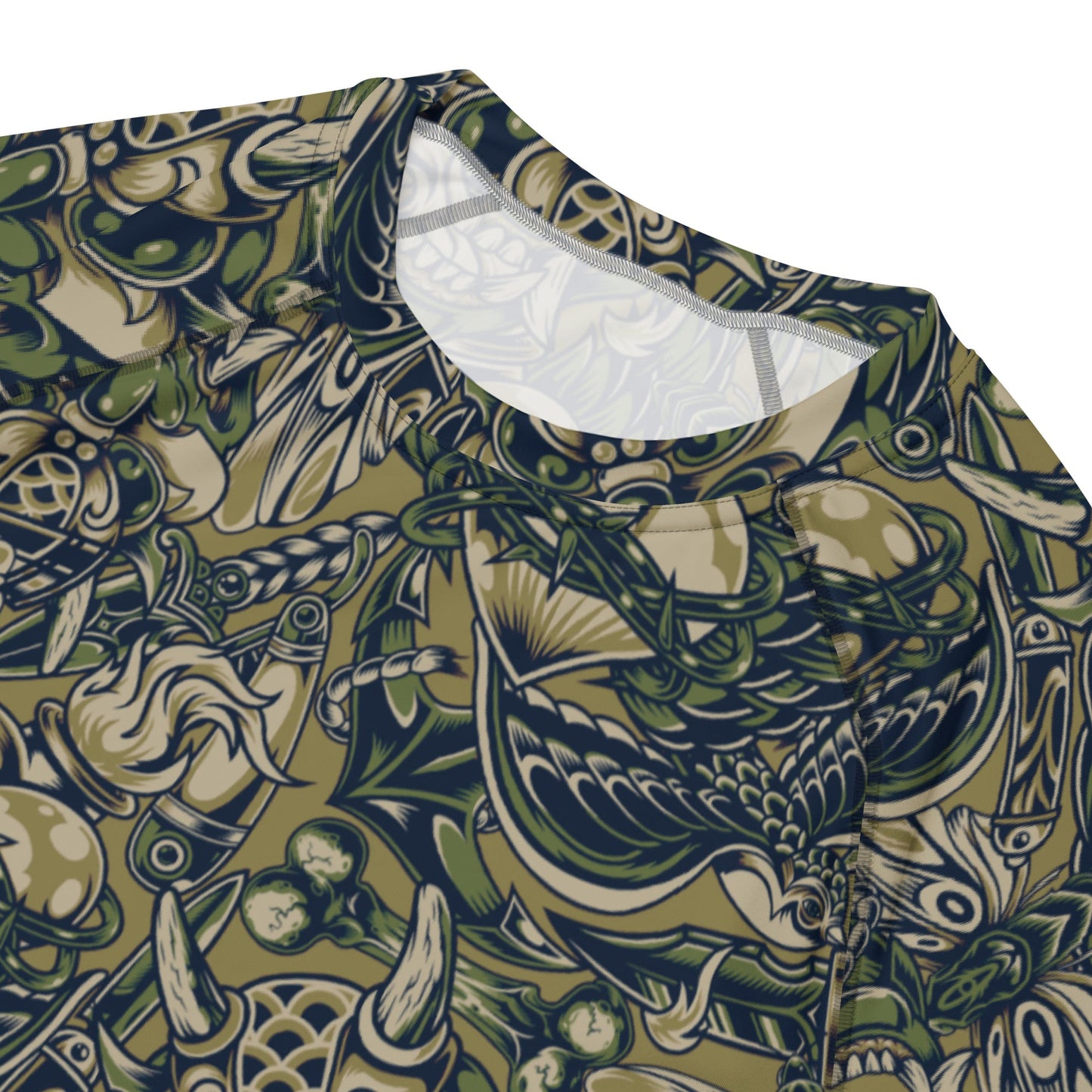 Kabuki Phantom Multi-terrain CAMO Mens Short-Sleeve Rash Guard - Short-sleeve Guards