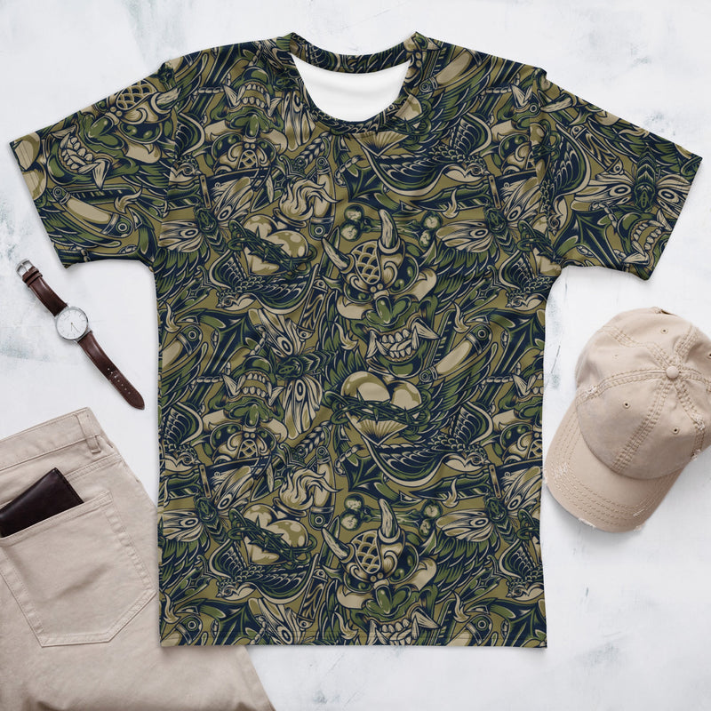 Kabuki Phantom Multi-terrain CAMO Mens T-Shirt - XS