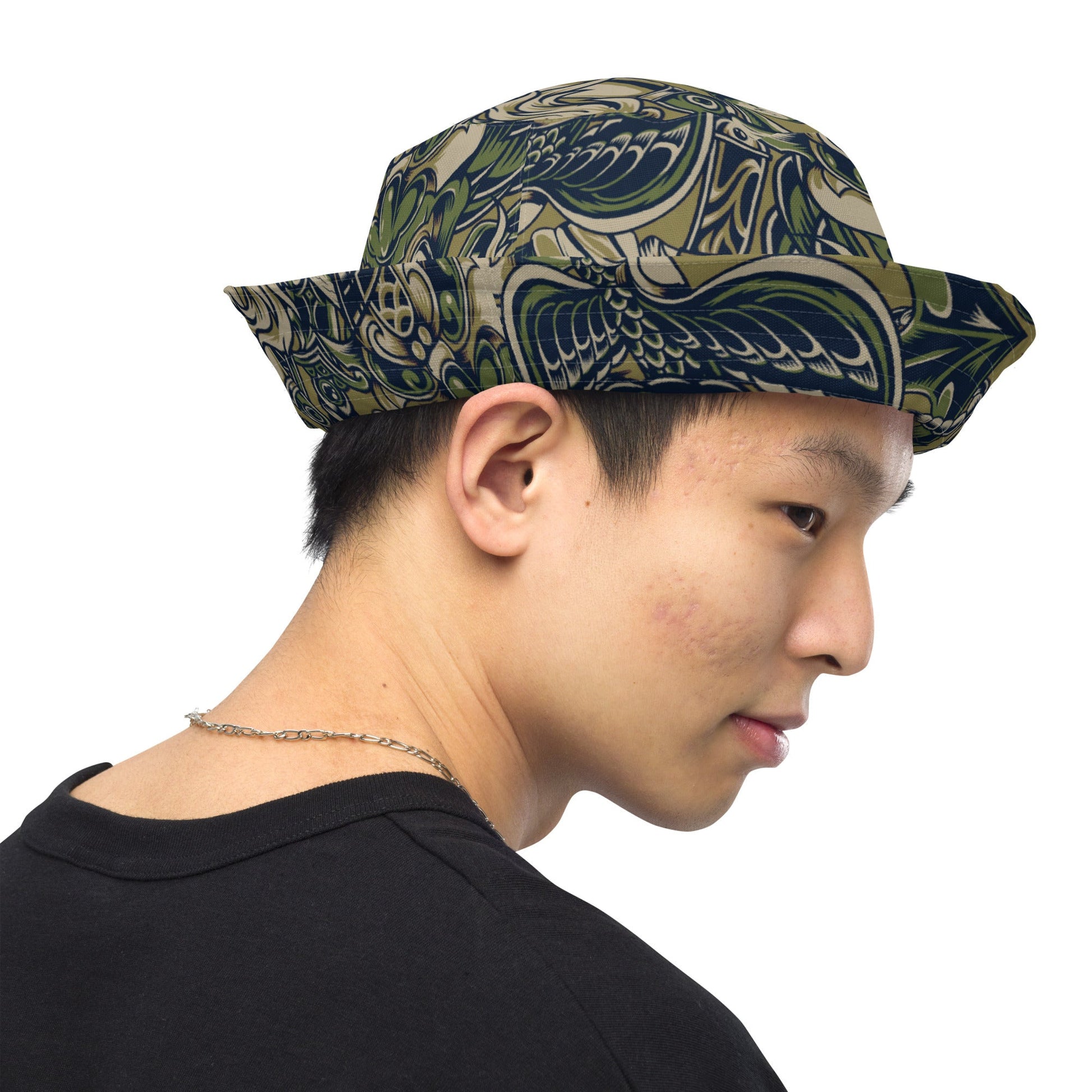 Kabuki Phantom Multi-terrain CAMO Reversible bucket hat - Bucket Hats