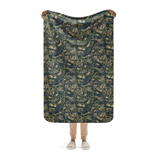 Kabuki Phantom Multi-terrain CAMO Sherpa Blanket - 37″×57″