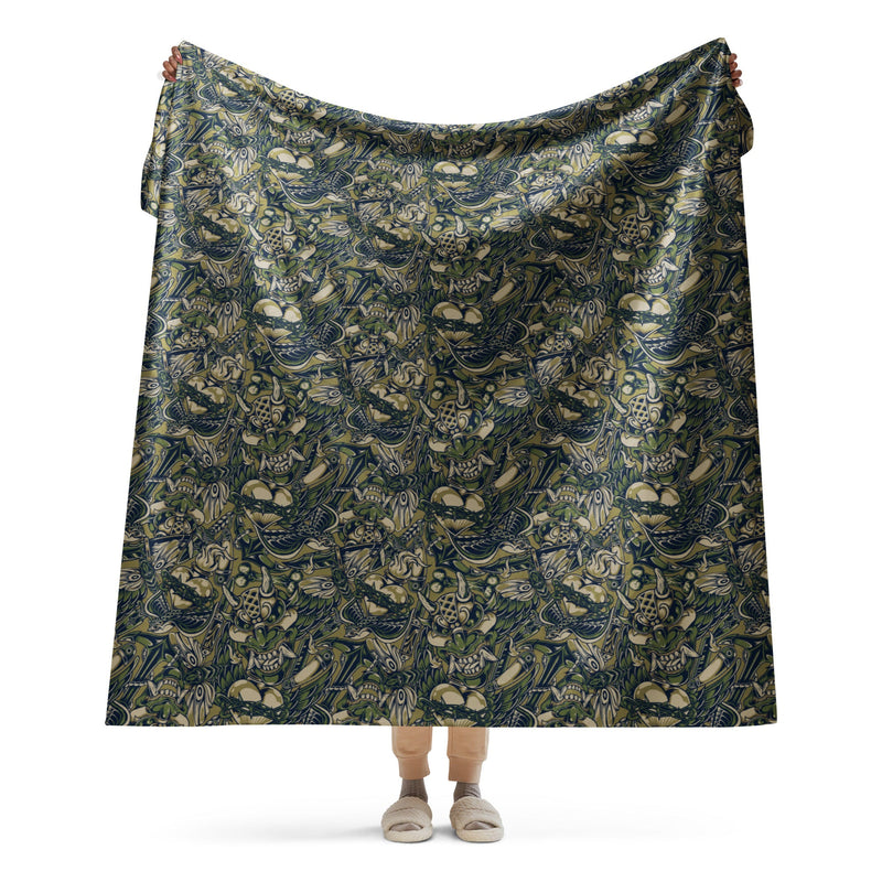 Kabuki Phantom Multi-terrain CAMO Sherpa Blanket - 60″×80″