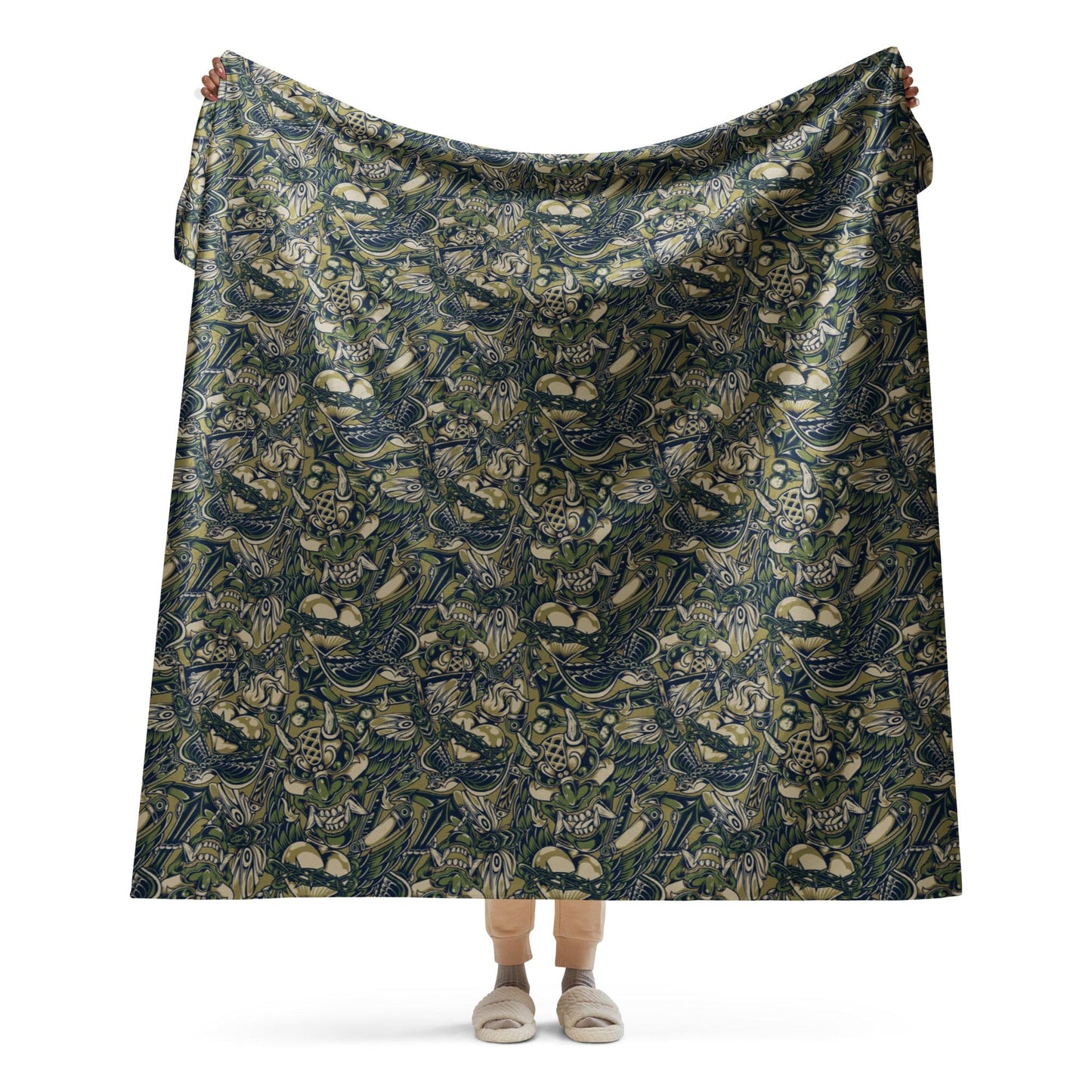 Kabuki Phantom Multi-terrain CAMO Sherpa blanket - 60″×80″ - Blankets