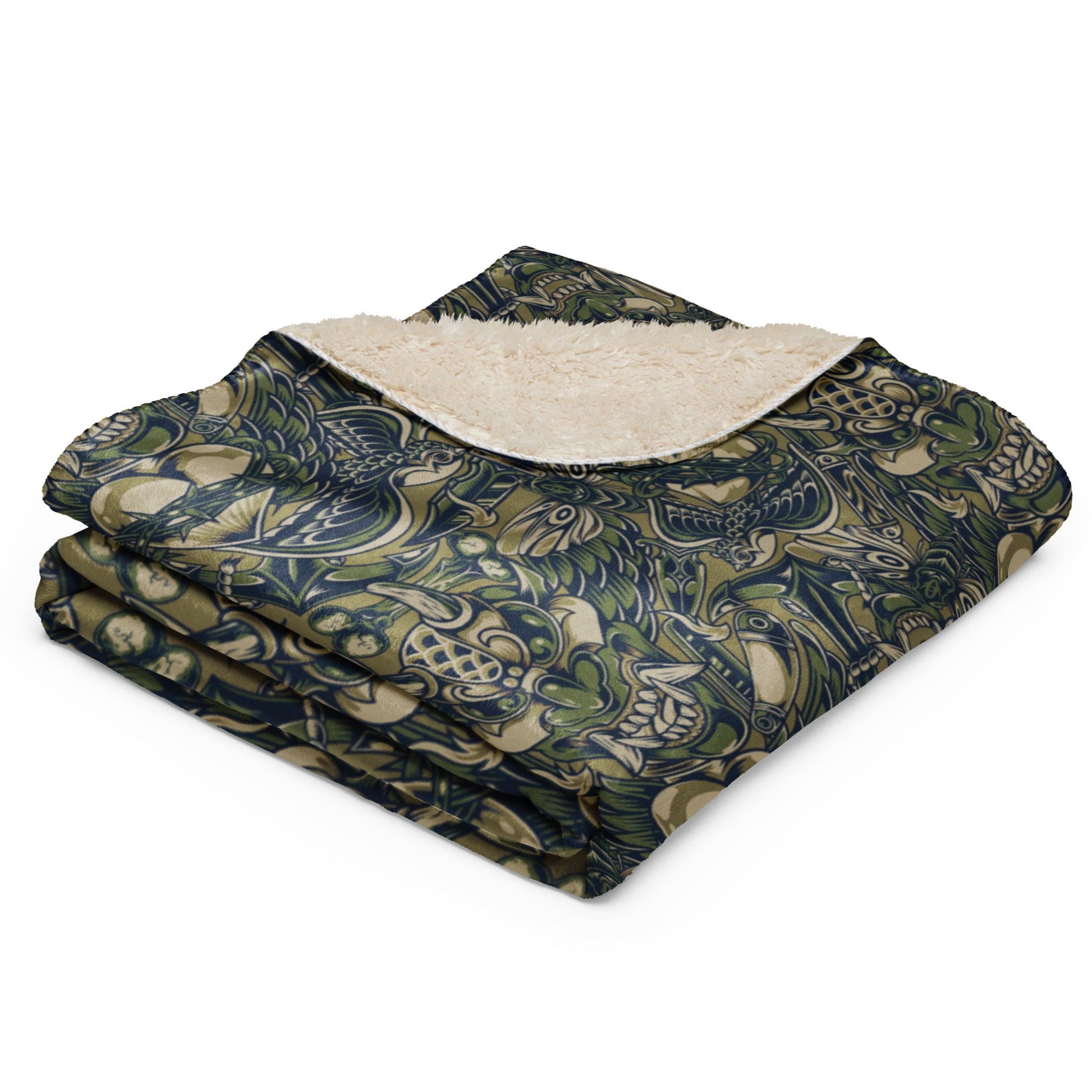 Kabuki Phantom Multi-terrain CAMO Sherpa blanket - Blankets