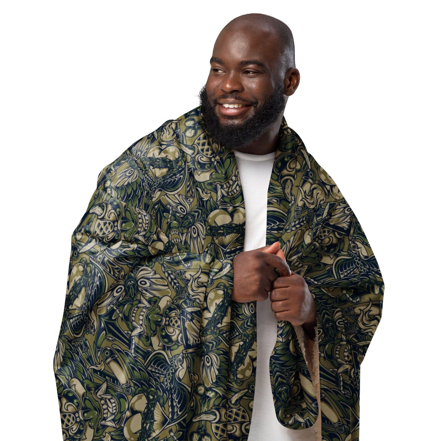 Kabuki Phantom Multi-terrain CAMO Sherpa blanket - Blankets