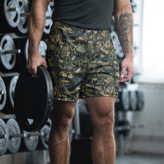 Kabuki Phantom Multi-terrain CAMO Unisex Athletic Long Shorts - 2XS