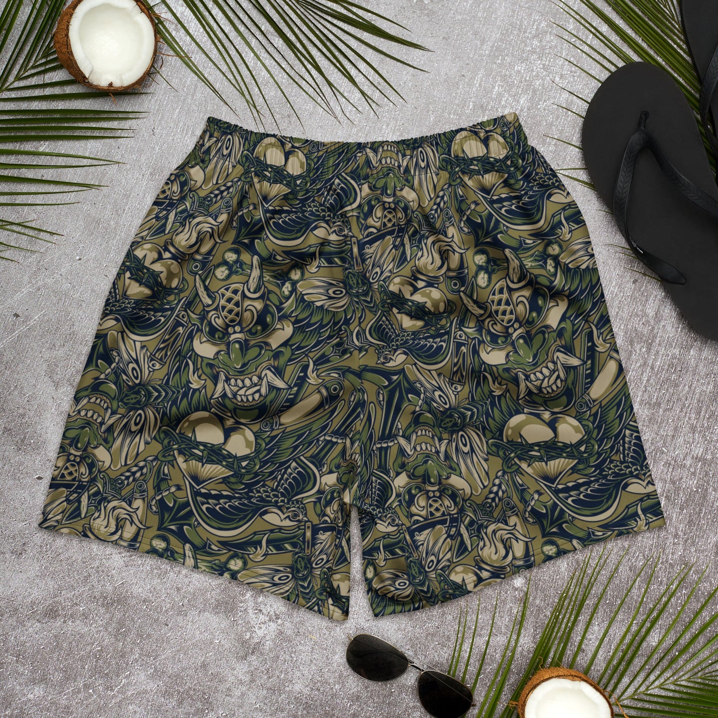 Kabuki Phantom Multi-terrain CAMO Unisex Athletic Long Shorts