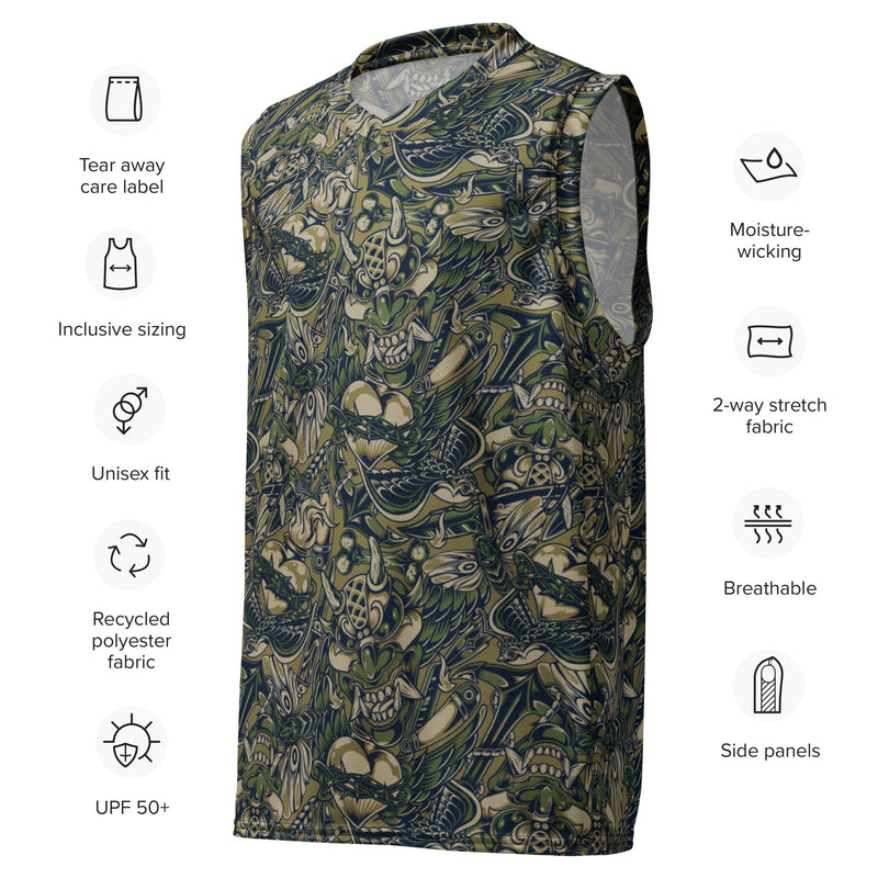 Kabuki Phantom Multi-terrain CAMO Unisex Basketball Jersey