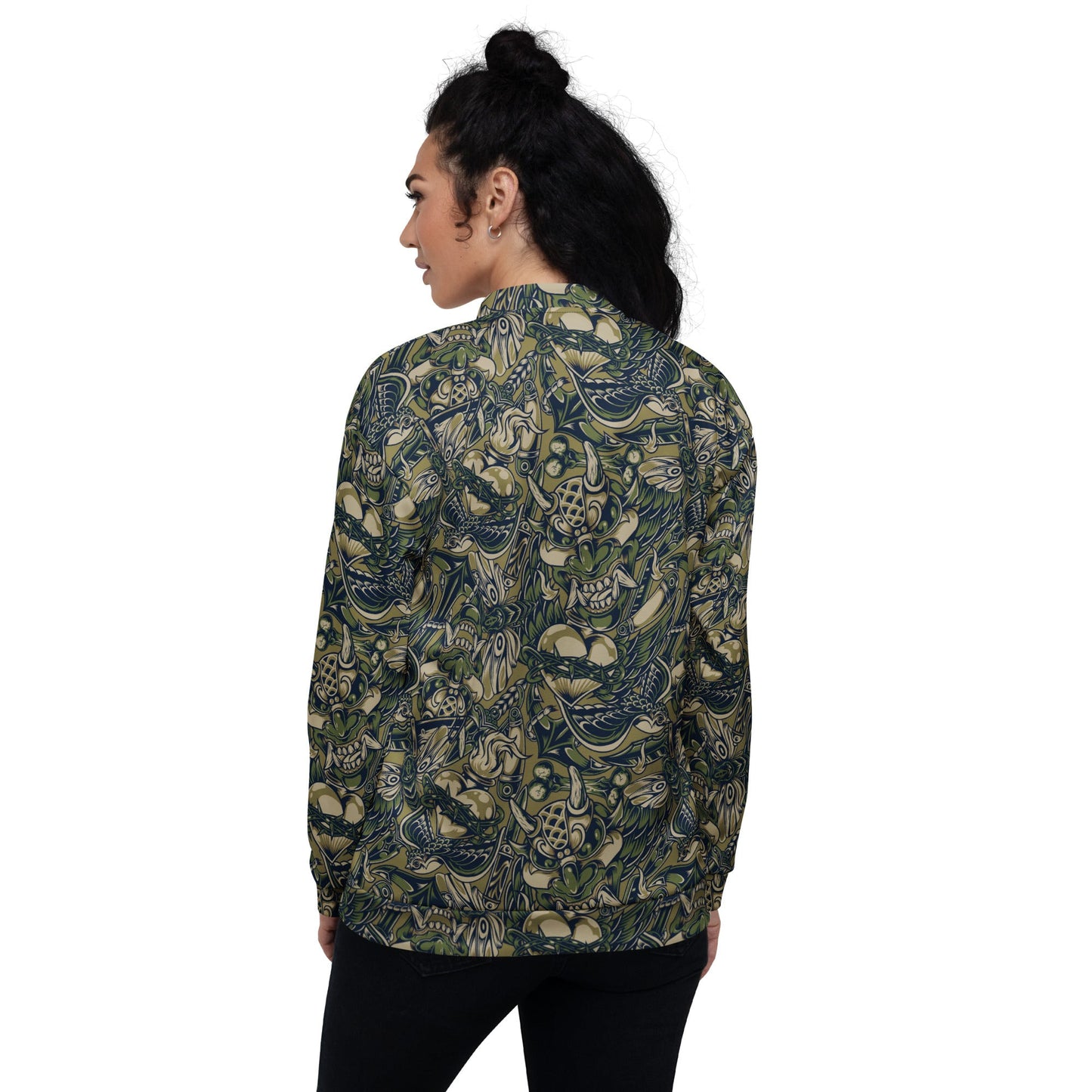 Kabuki Phantom Multi-terrain CAMO Unisex Bomber Jacket - Jackets
