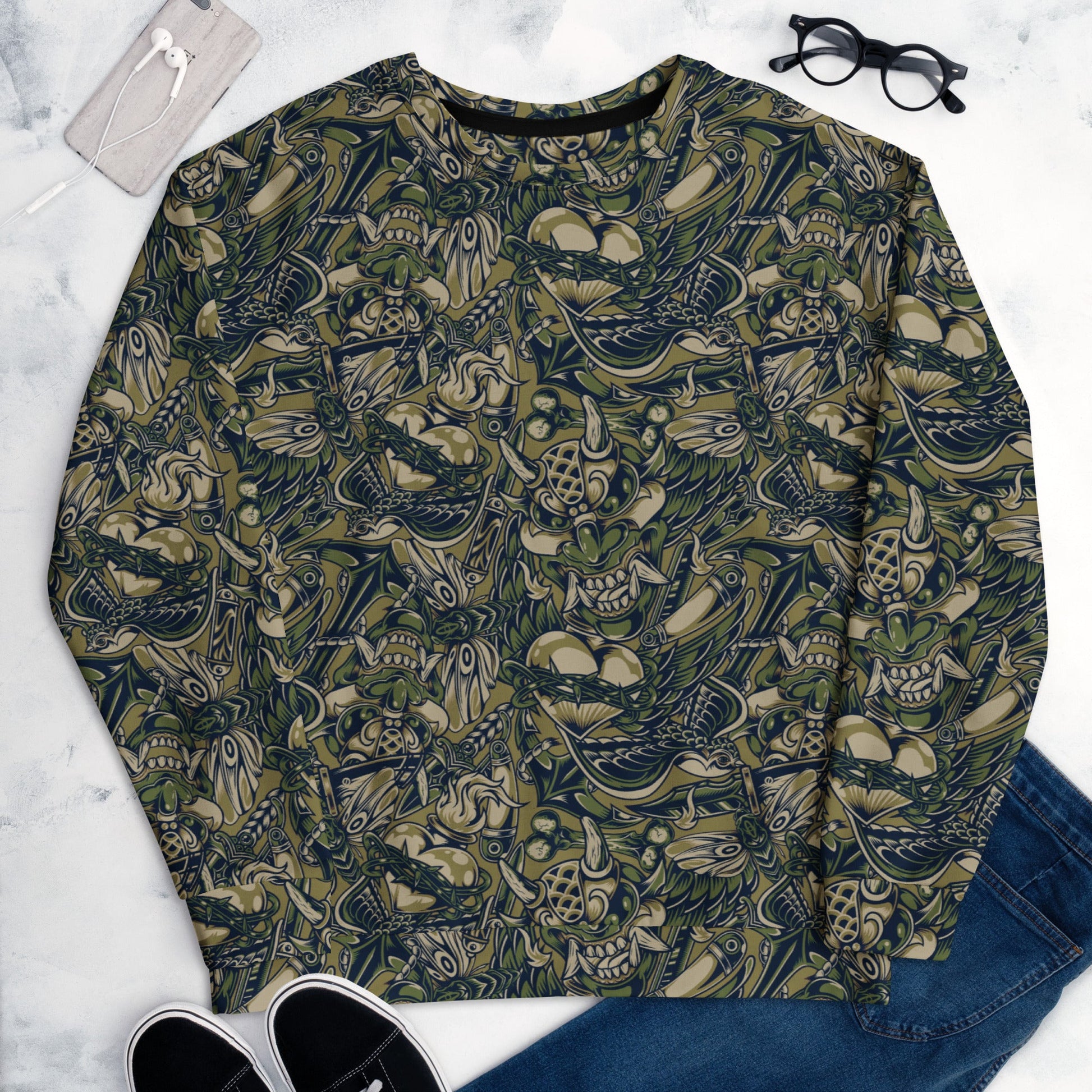 Kabuki Phantom Multi-terrain CAMO Unisex Sweatshirt - Sweatshirts