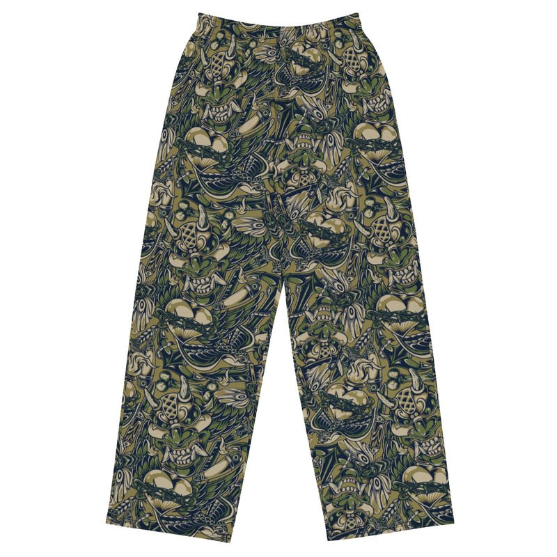 Kabuki Phantom Multi-terrain CAMO Unisex Wide-Leg Leisure Pants - 2XS - Pant