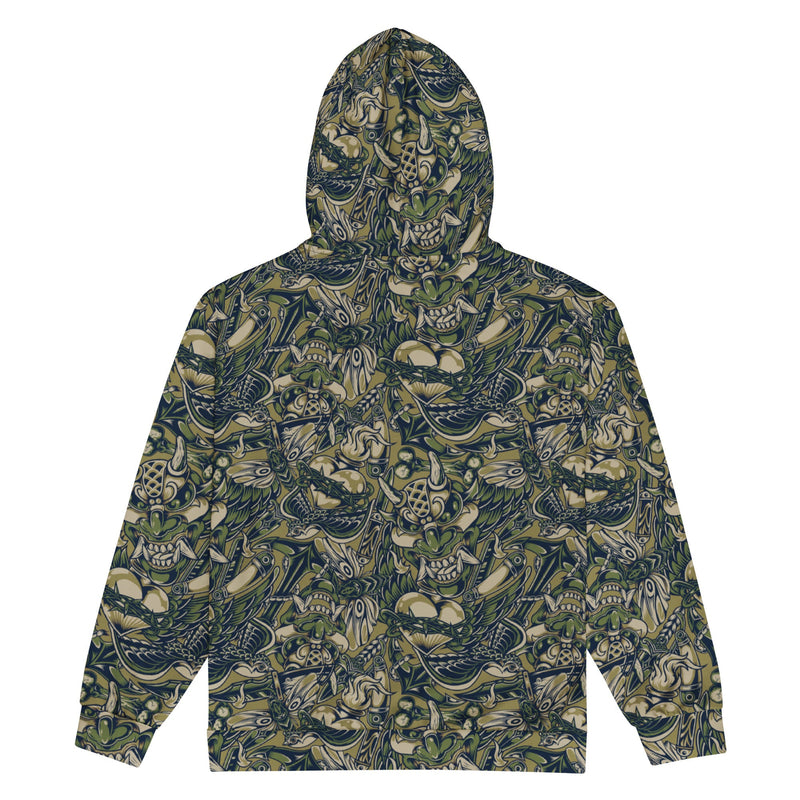 Kabuki Phantom Multi-terrain CAMO Unisex Zip Hoodie