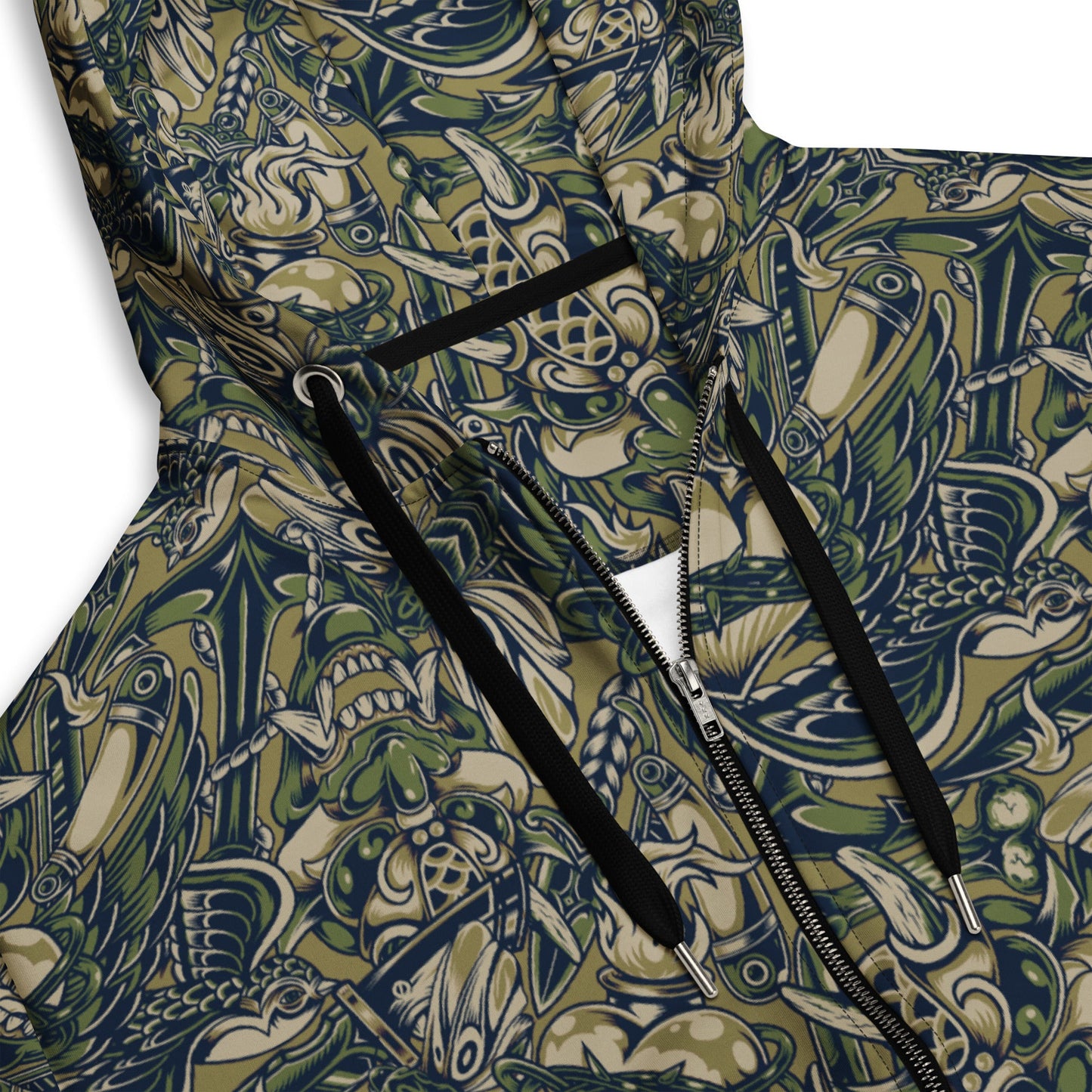 Kabuki Phantom Multi-terrain CAMO Unisex Zip Hoodie