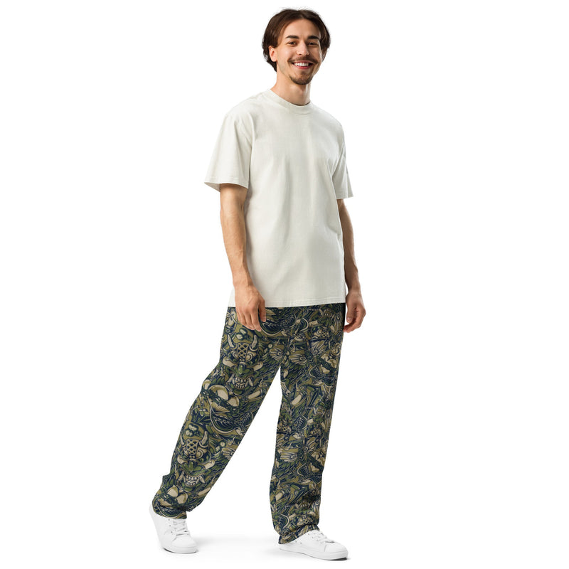 Kabuki Phantom Multi-terrain CAMO Unisex Wide-Leg Joggers