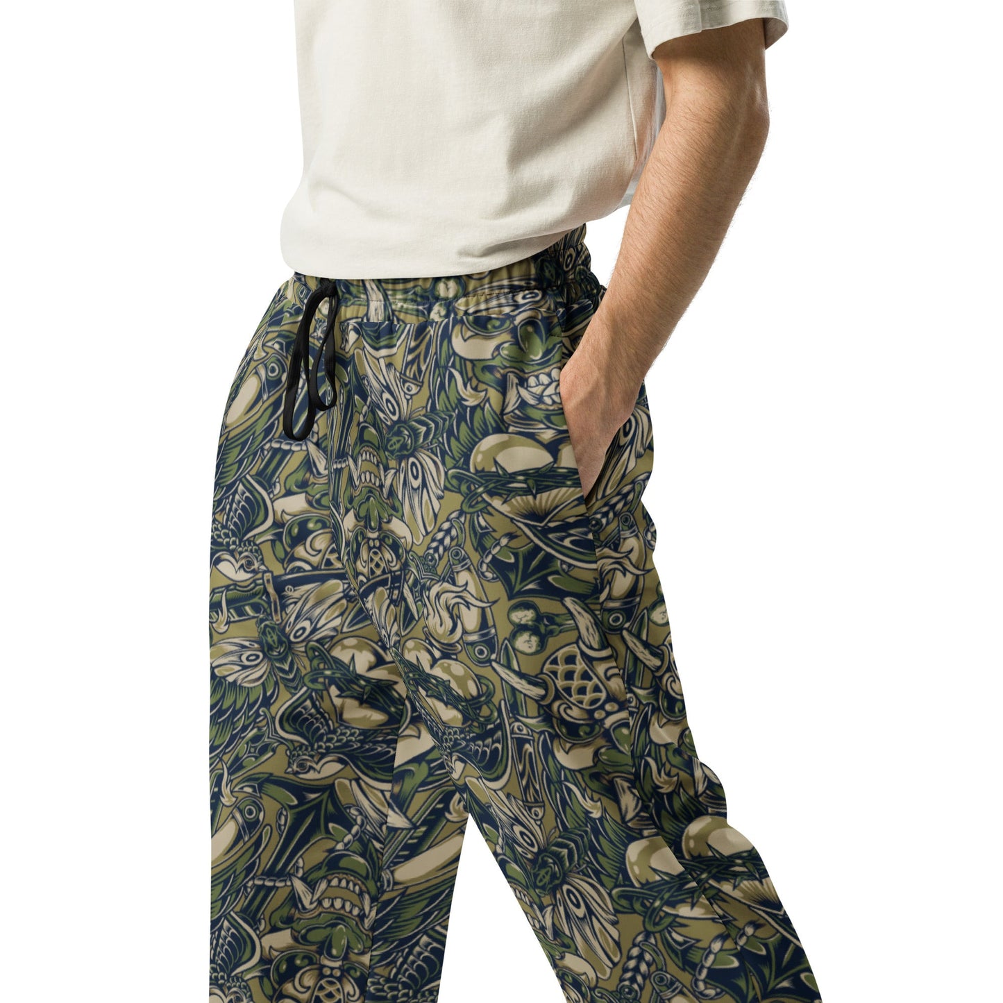 Kabuki Phantom Multi-terrain CAMO Wide-leg joggers - Joggers
