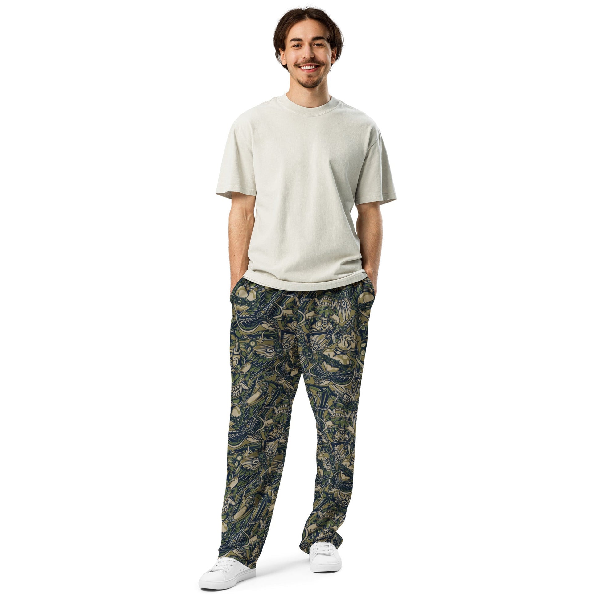 Kabuki Phantom Multi-terrain CAMO Wide-leg joggers - Joggers