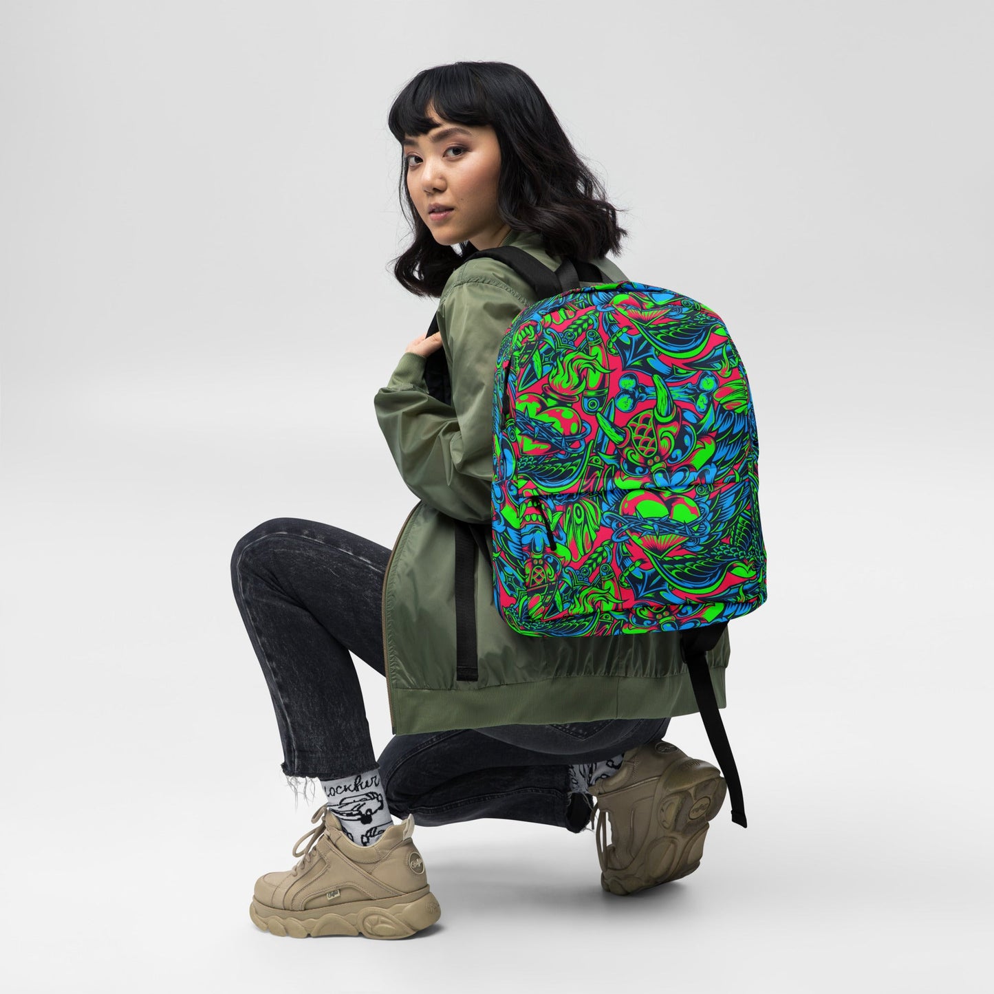 Kabuki Phantom Neon CAMO Backpack - Backpacks