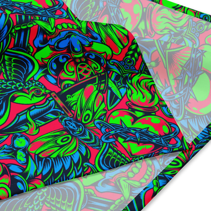 Kabuki Phantom Neon CAMO Bandana