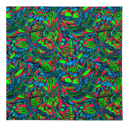 Kabuki Phantom Neon CAMO bandana - L - Bandanas