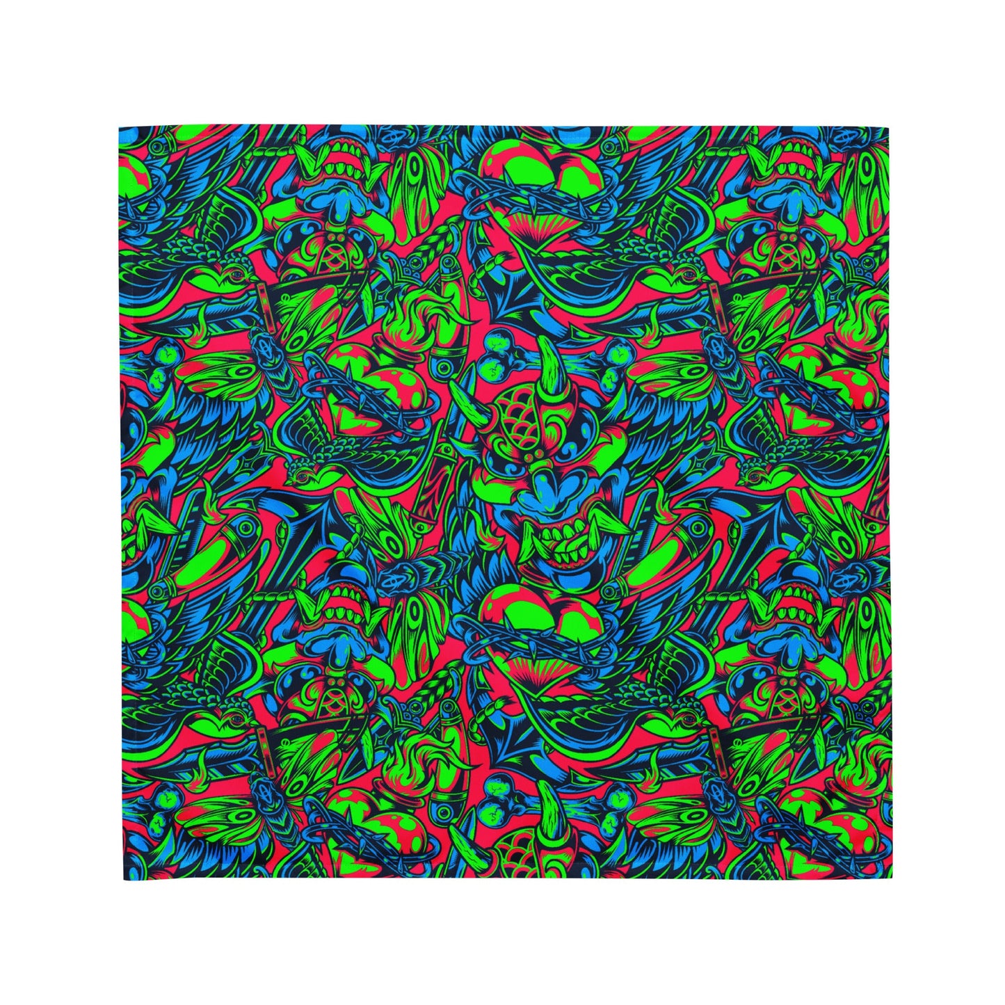 Kabuki Phantom Neon CAMO bandana - M - Bandanas