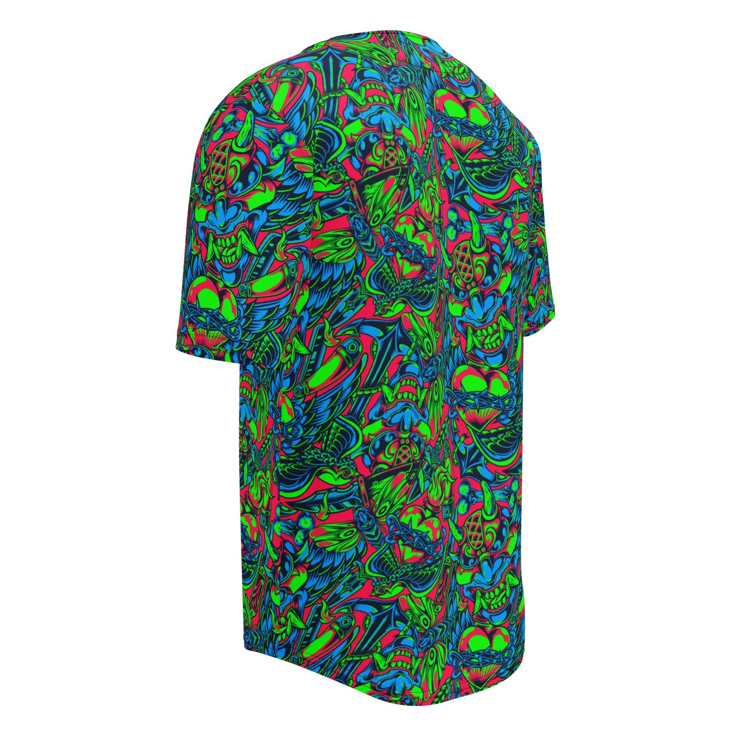 Kabuki Phantom Neon CAMO baseball jersey - Baseball Jerseys