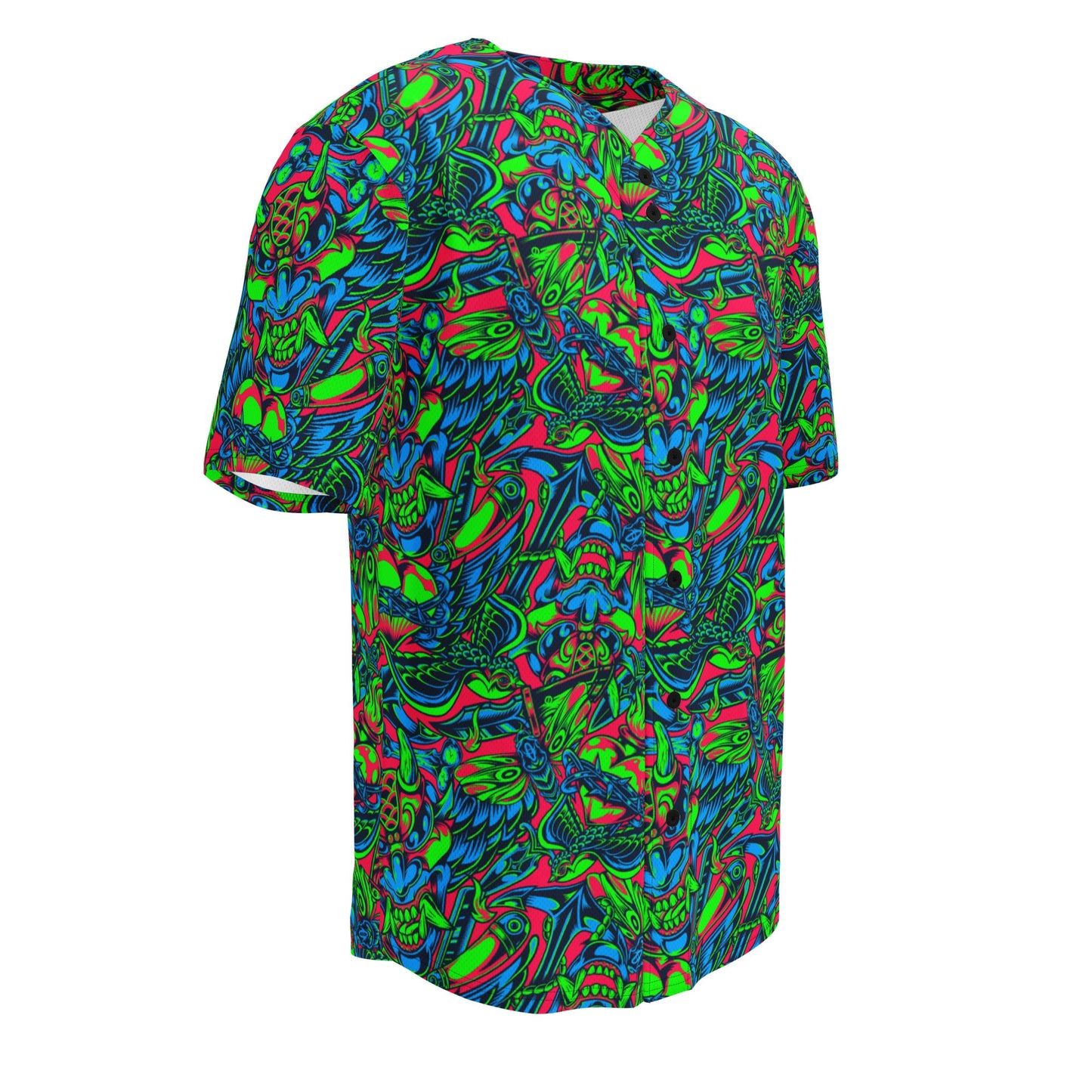 Kabuki Phantom Neon CAMO baseball jersey - Baseball Jerseys