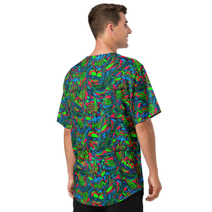 Kabuki Phantom Neon CAMO baseball jersey - Baseball Jerseys