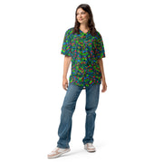 Kabuki Phantom Neon CAMO Unisex Baseball Jersey