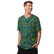 Kabuki Phantom Neon CAMO Unisex Baseball Jersey
