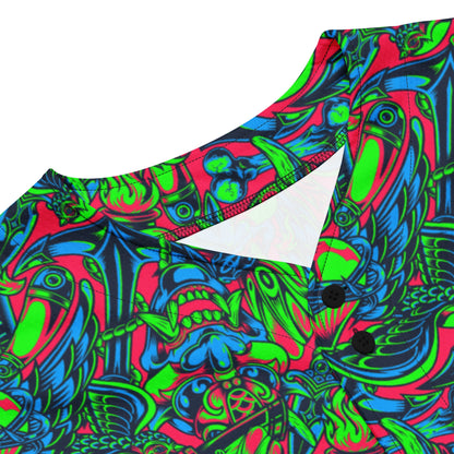 Kabuki Phantom Neon CAMO baseball jersey - Baseball Jerseys