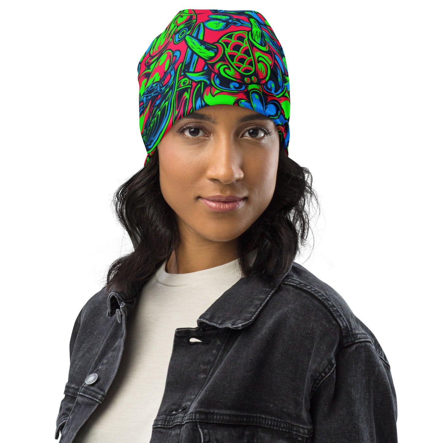 Kabuki Phantom Neon CAMO Beanie - Beanies