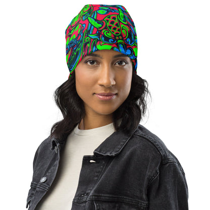 Kabuki Phantom Neon CAMO Beanie - Beanies