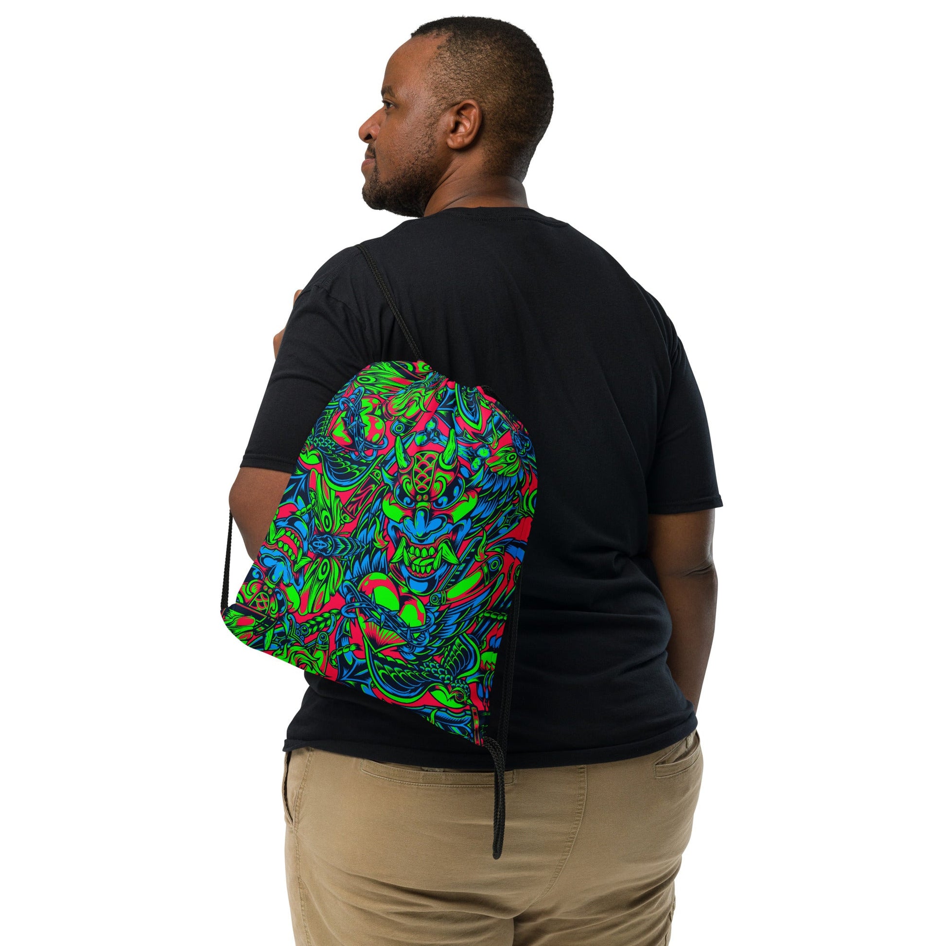 Kabuki Phantom Neon CAMO Drawstring Bag - Bags