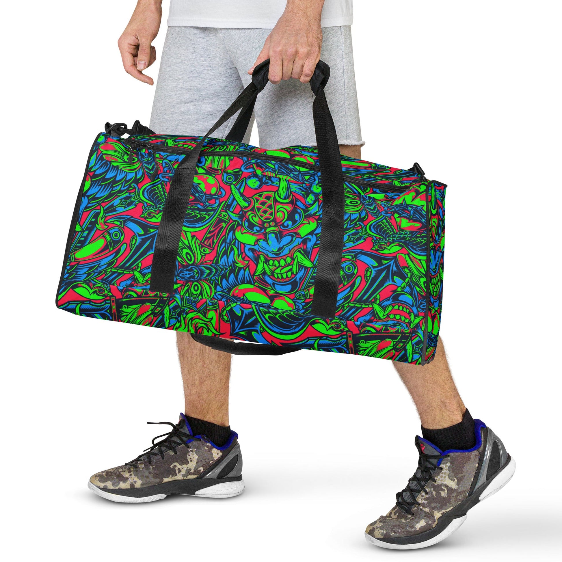 Kabuki Phantom Neon CAMO Duffle Bag