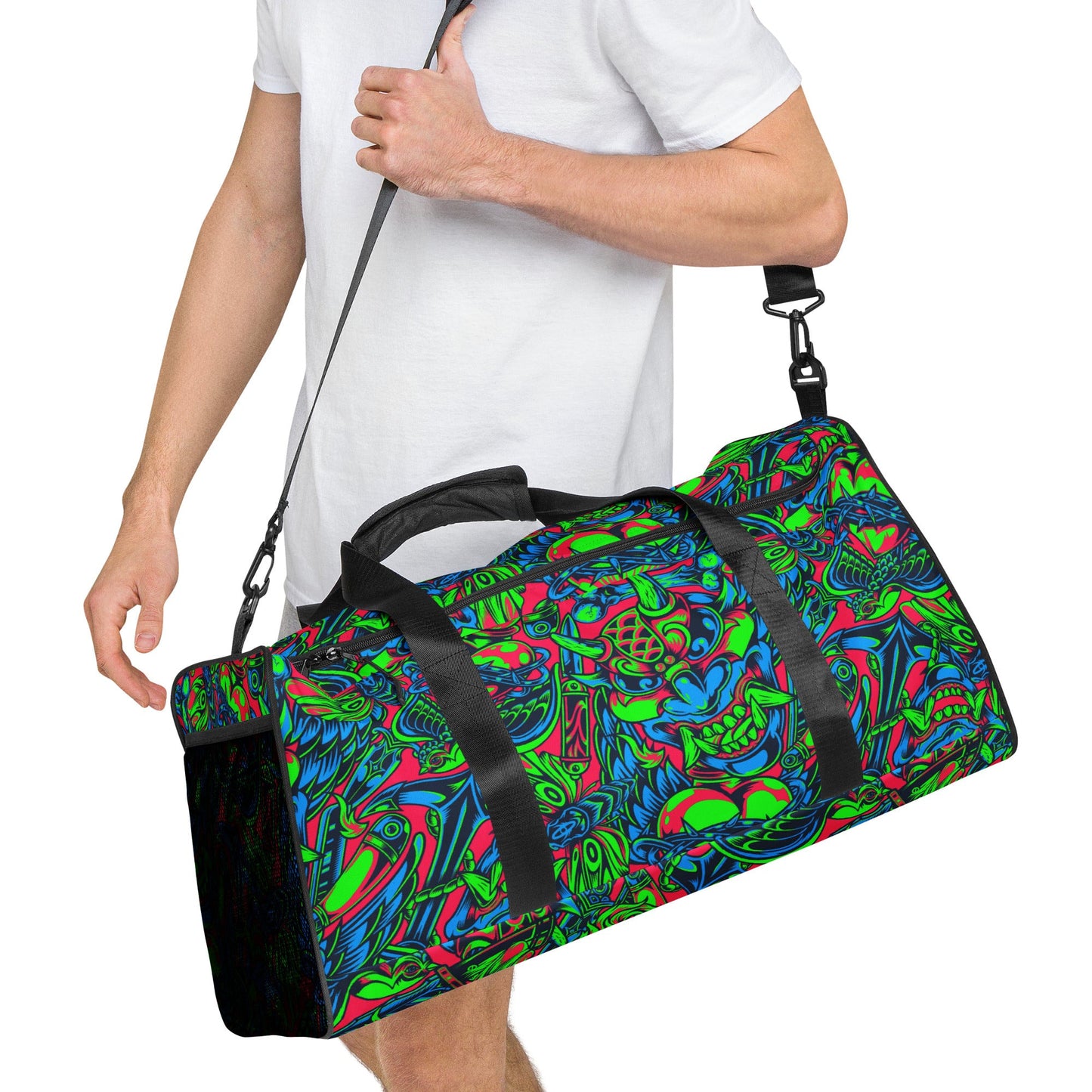 Kabuki Phantom Neon CAMO Duffle Bag