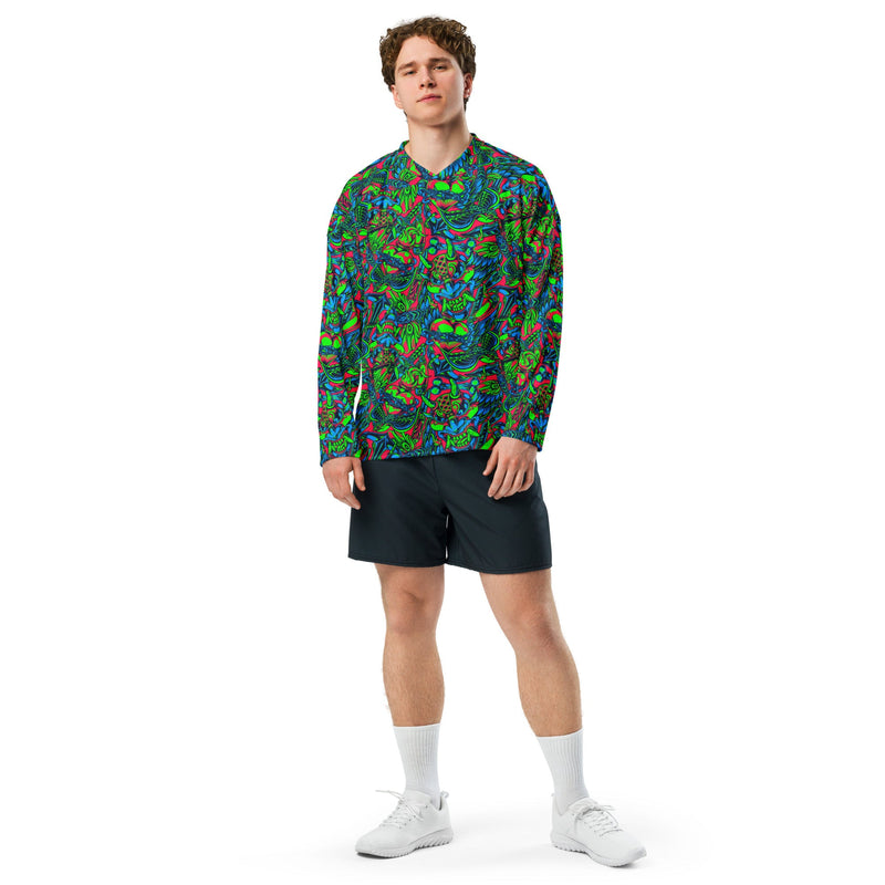 Kabuki Phantom Neon CAMO Unisex Hockey Fan Jersey