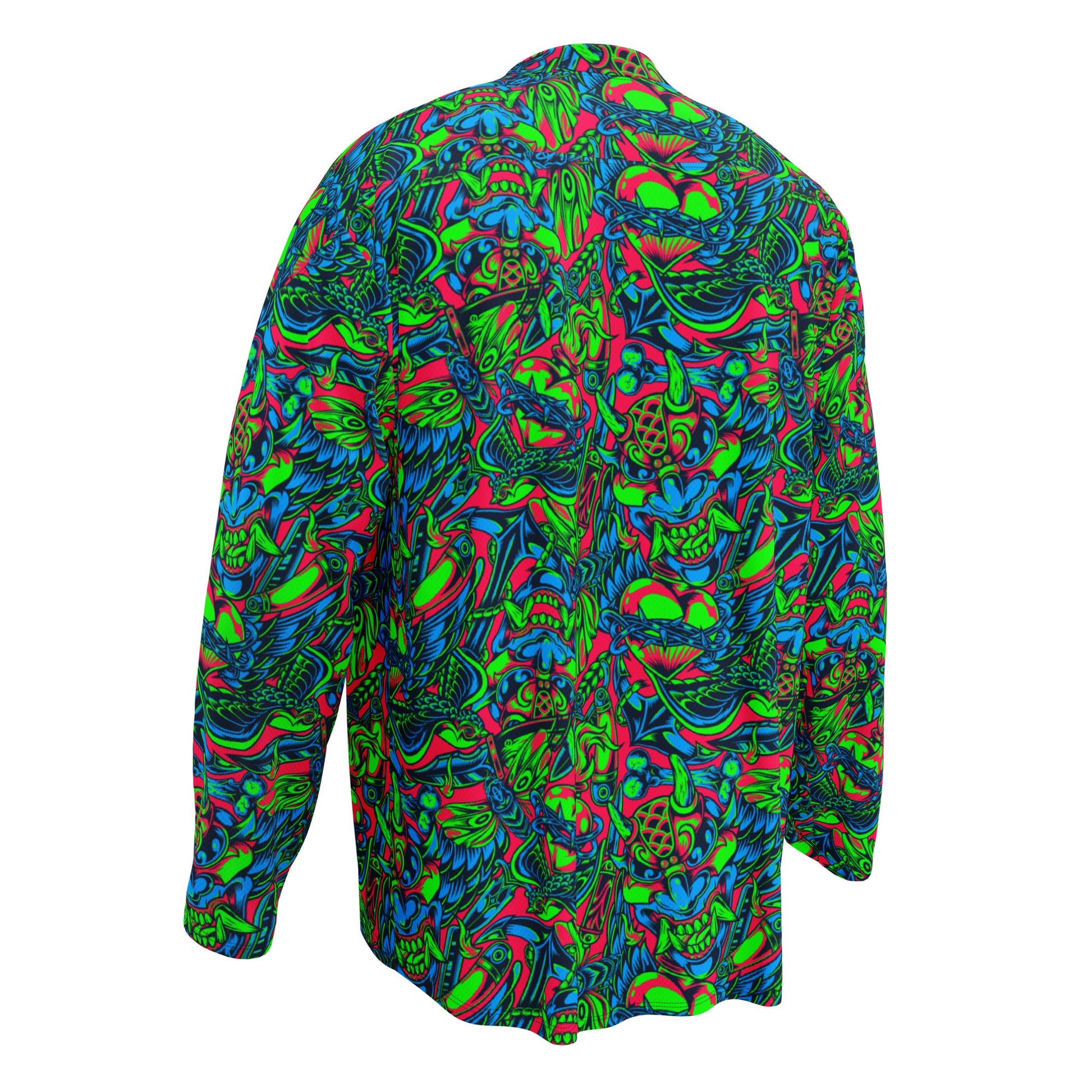 Kabuki Phantom Neon CAMO hockey fan jersey - Hockey Jerseys