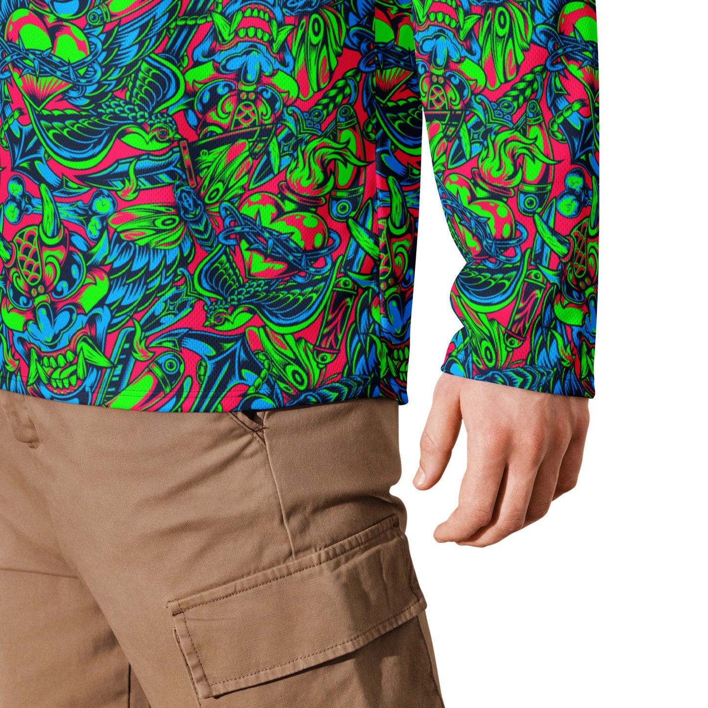 Kabuki Phantom Neon CAMO hockey fan jersey - Hockey Jerseys