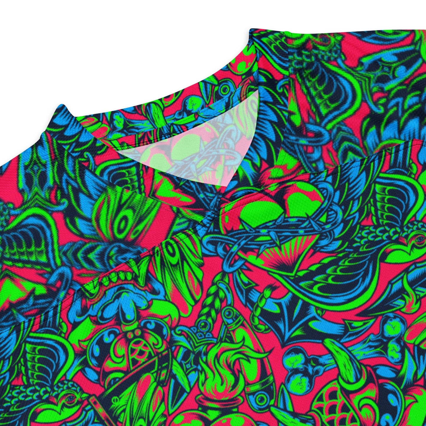 Kabuki Phantom Neon CAMO hockey fan jersey - Hockey Jerseys