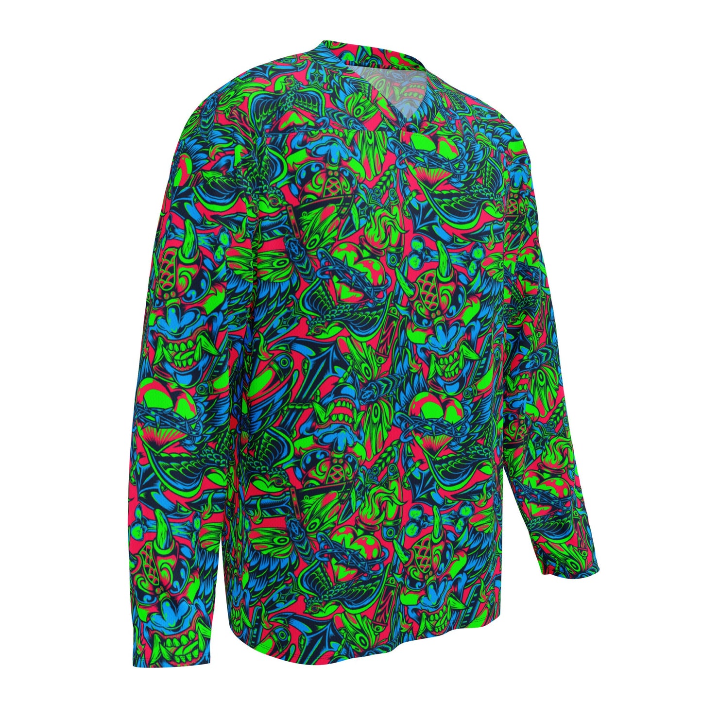 Kabuki Phantom Neon CAMO hockey fan jersey - Hockey Jerseys