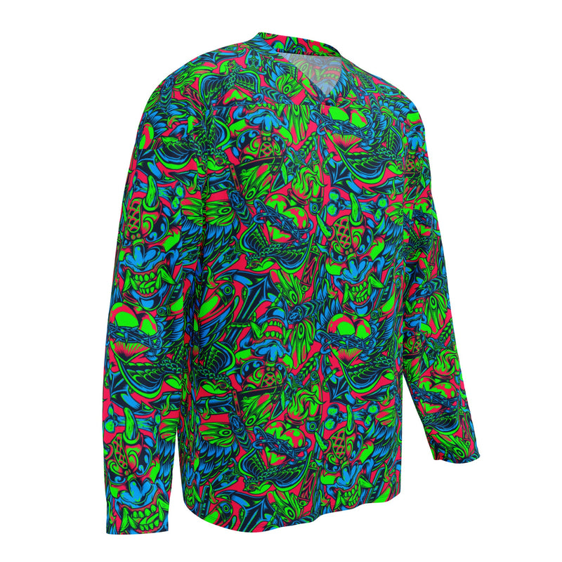 Kabuki Phantom Neon CAMO Unisex Hockey Fan Jersey