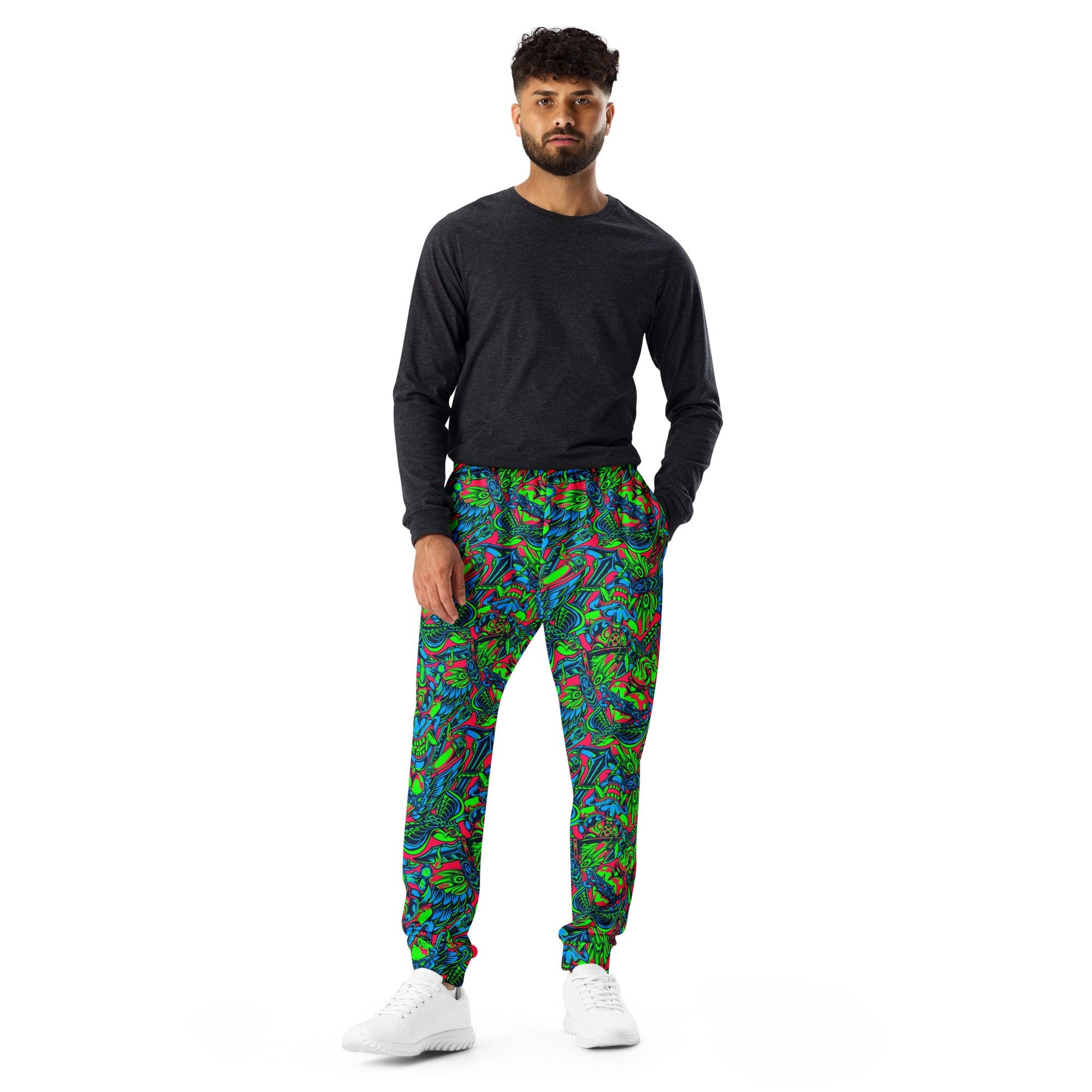 Kabuki Phantom Neon CAMO Mens Joggers